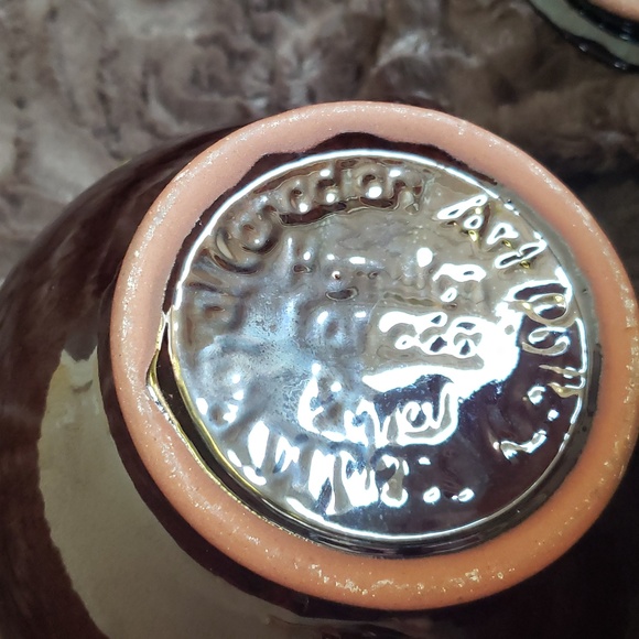 Vintage Royal Canadian Art Pottery Hand Painted Floral Teapot Brown/Yellow - Picture 5 of 7